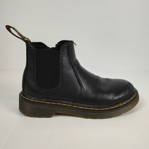 Dr. Martens 2967 Softy T Leather Chelsea boots black leather Toddler sz 13 - Picture 1 of 9